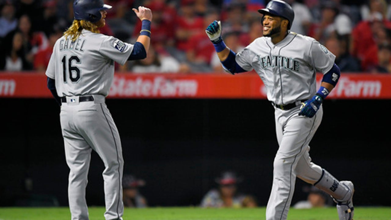 Cano hits 2 HRs, Miranda pitches Mariners over Angels, 10-0 (Jun 30, 2017)